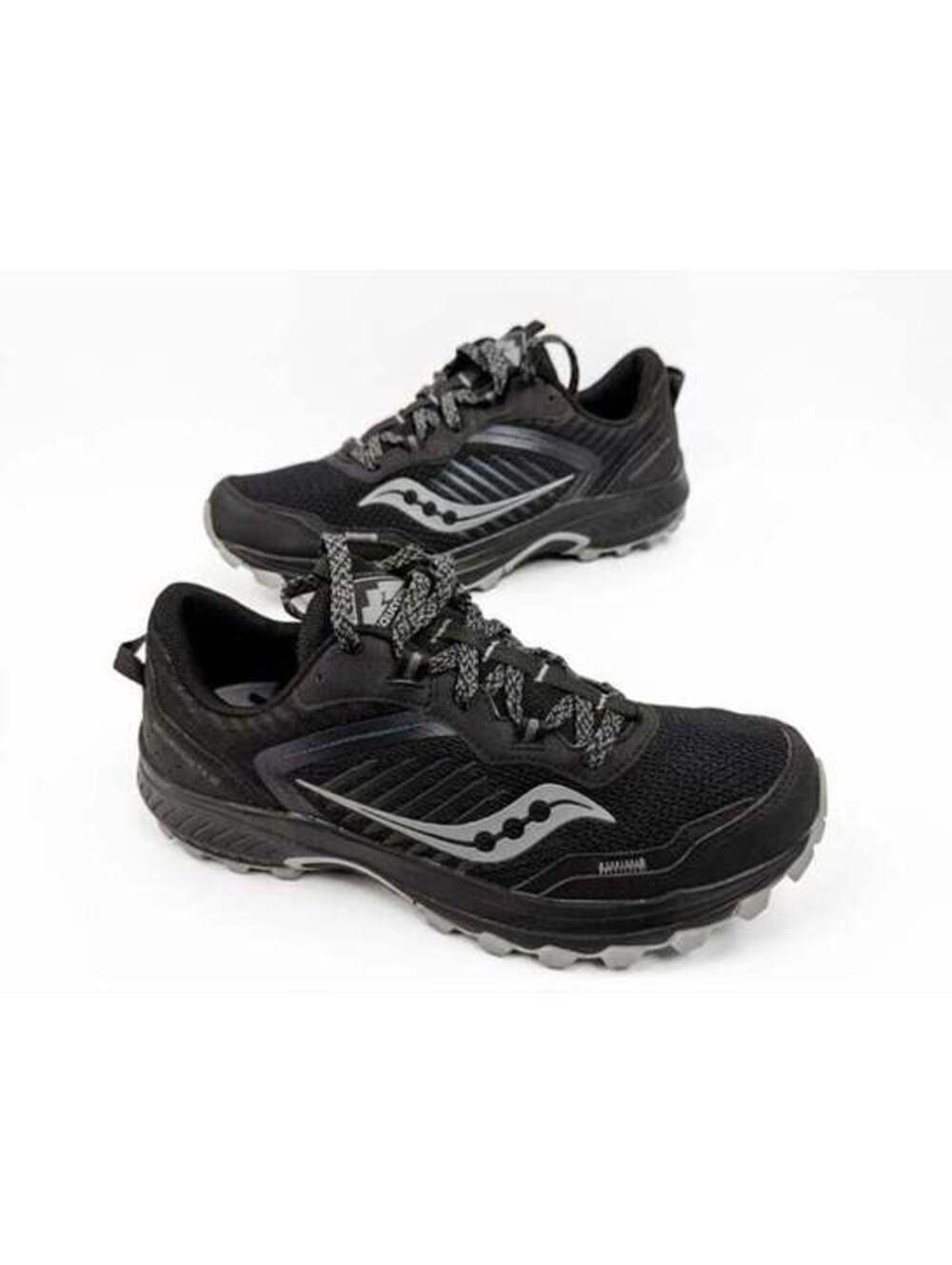 Saucony Excursion Tr15 Athletic Sneakers Men's Black Lace Up Trail - Mens 9.5 W